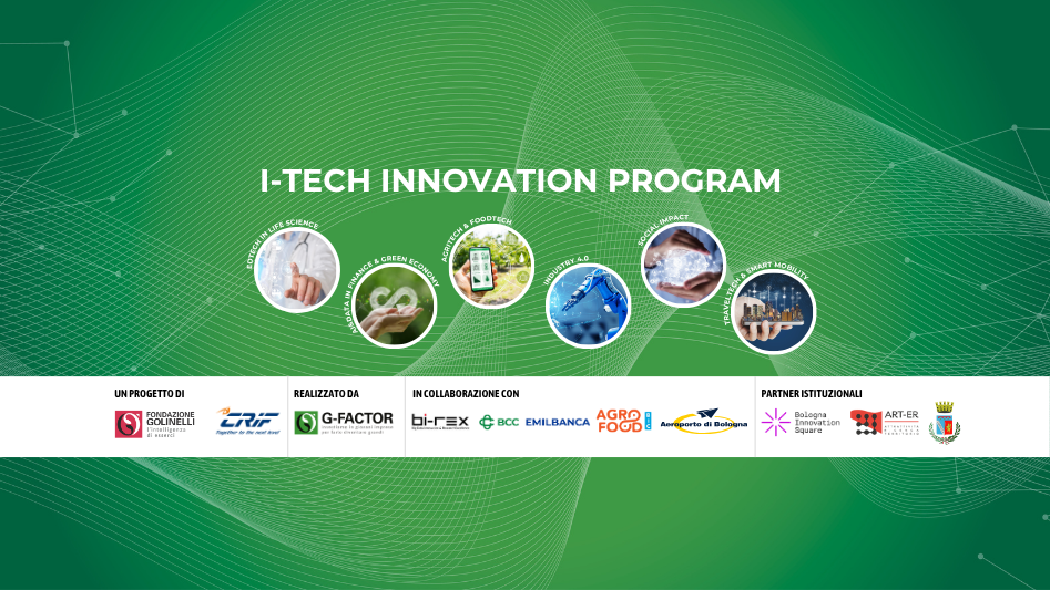 I-TECH INNOVATION PROGRAM 2025-2026: AL VIA LE CANDIDATURE